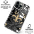 NFL New Orleans Saints Tropical Print iPhone 16 Pro Max Clear Case